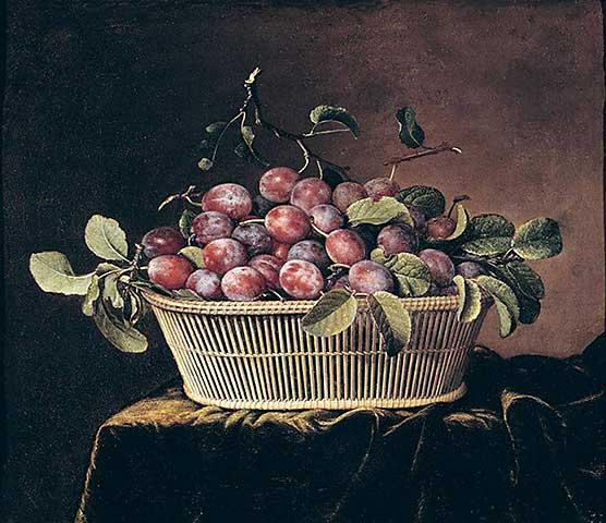 Basket of Plums